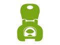 Minimalist Portable Can Opener Icon for Soda and Kitchen Tool Design Royalty Free Stock Photo