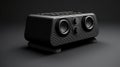 Minimalist Portable Mini Synth Speaker Design - Slim And Sleek 3d Model And Render