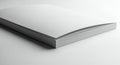 Minimalist presentation of blank pages, showcasing pristine surfaces and subtle contours Royalty Free Stock Photo