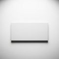 Minimalist presentation of a blank white block with soft light Royalty Free Stock Photo