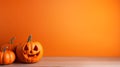 Minimalist Pumpkin and Spider Halloween Theme
