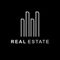 Minimalist real estate logo design concept