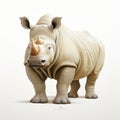 Minimalist Rhino Illustration By Gossip Lion
