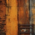 Minimalist Rust Background With Rust Tones