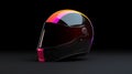 Minimalist 1980s Design Helmet In Intense Colors