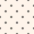 Minimalist seamless pattern, simple geometric vector texture