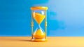 minimalist shoot captures the essence of time using a sandglass (hourglass) concept