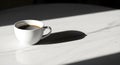 Morning Coffee on Marble Royalty Free Stock Photo