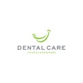 Minimalist Simple DENTAL CARE Smile logo design