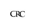 Minimalist Simple Letter CRC Logo Design Royalty Free Stock Photo