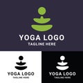 Minimalist And Simple Yoga Logo