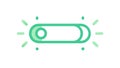 Minimalist Slider Toggle Button User Interface Control, vector design Generative AI Royalty Free Stock Photo