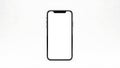 Minimalist smartphone outline Royalty Free Stock Photo