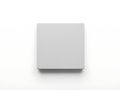 Minimalist square object on plain background Royalty Free Stock Photo