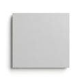 A minimalist, square-shaped, light grey, flat object with a smooth surface Royalty Free Stock Photo