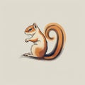 Minimalist Squirrel Illustrations: Cartoon Design By Nick Johnson