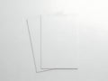 Minimalist stack of white paper sheets Royalty Free Stock Photo