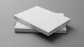 Minimalist stack of white paper sheets Royalty Free Stock Photo