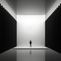 Minimalist Stage Design: Exploring Psychological Depth And Lifelike Renderings