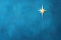 Minimalist Star of Bethlehem glowing softly