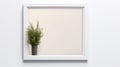 Minimalist White Frame Mockup: Mone Elan