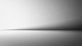 Minimalist Studio Background with Smooth Gradient and Subtle Shadow Effect white grey Royalty Free Stock Photo