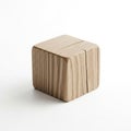 The minimalist style highlights the cube s craftsmanship and simplicity Royalty Free Stock Photo