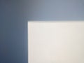 Minimalist style photography with light and shadows reflecting on the wall. Royalty Free Stock Photo