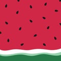 Minimalist summer watermelon wallpaper.