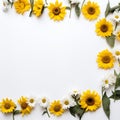 Minimalist Sunflower Art Radiant Beauty