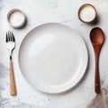 Minimalist Table Setting with Ceramic Dishes