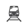 Minimalist train icon
