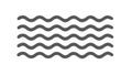 Dark Horizontal Wavy Lines, Abstract Ripple Pattern, vector design Generative AI Royalty Free Stock Photo