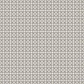 Minimalist vector seamless pattern with circular mesh, grid, net, lattice Royalty Free Stock Photo