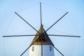 Minimalist view of antique windmill Royalty Free Stock Photo