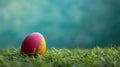 minimalist vivid Easter background with copy space