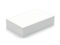 Minimalist white block on plain background Royalty Free Stock Photo