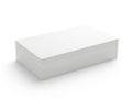Minimalist white block Royalty Free Stock Photo