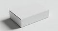 Minimalist White Box Mockup Royalty Free Stock Photo