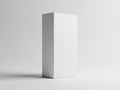 Minimalist white box on plain background Royalty Free Stock Photo