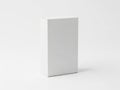 Minimalist white box on plain background Royalty Free Stock Photo