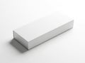 Minimalist white box on a plain surface Royalty Free Stock Photo