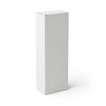 Minimalist white box standing alone Royalty Free Stock Photo