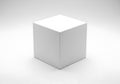Minimalist white cube Royalty Free Stock Photo