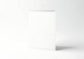 A minimalist white object with a soft shadow on a plain background Royalty Free Stock Photo