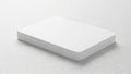 Minimalist white rectangle on textured surface Royalty Free Stock Photo