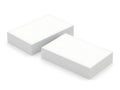 Minimalist white rectangular blocks arrangement Royalty Free Stock Photo