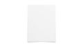 Minimalist white rectangular object against plain background Royalty Free Stock Photo