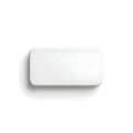 Minimalist white rectangular object against a white background Royalty Free Stock Photo
