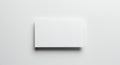 Minimalist White Rectangular Object Floating on Textured White Background Royalty Free Stock Photo